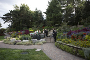 Sunken Gardens wedding setting