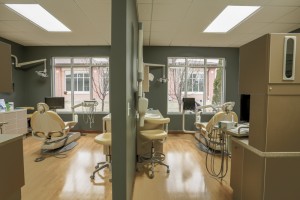 Exam rooms at Pioneer Greens Dentistry