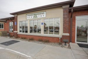 Storefront of Pioneer Greens Dentistry