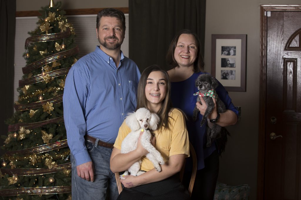 family photo at home