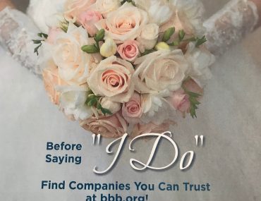A BBB flyer on wedding businesses
