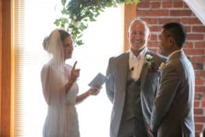 bride gives her written vows