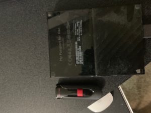 external hard drive and flash drive