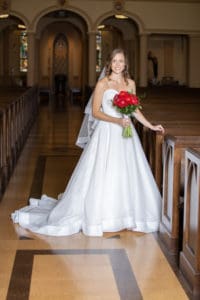 Bride in the church