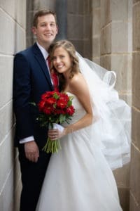 Bride and groom at the Capitol